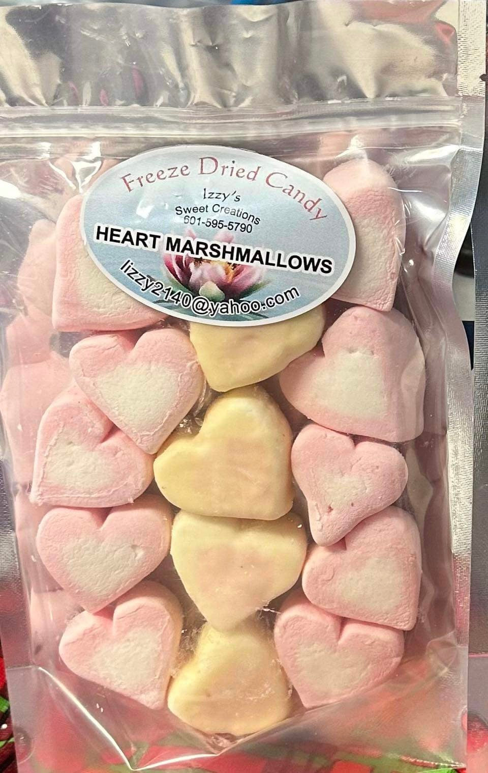 Freeze Dried Valentines Marshmallows